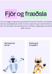 Fjör og fræðsla - vefur